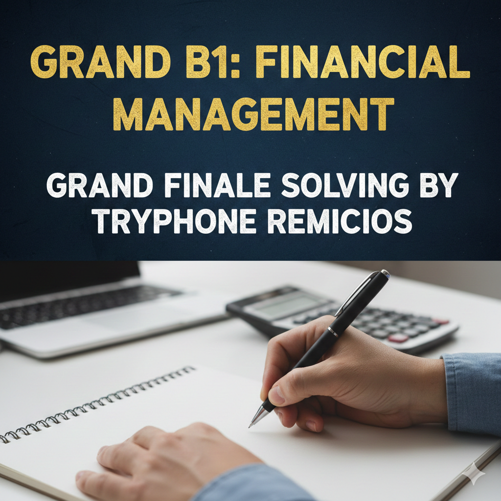 FINANCIAL MANAGEMENT GRAND FINAL SOLVING